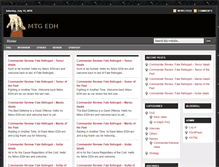 Tablet Screenshot of mtgedh.com